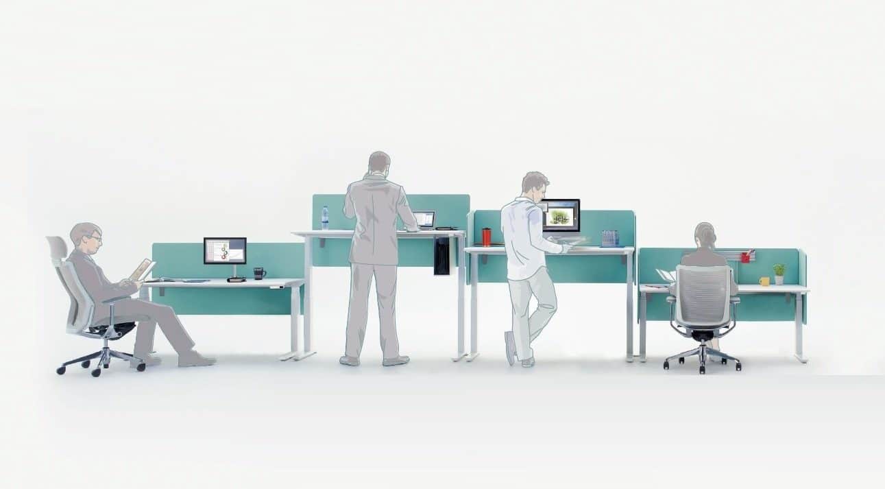 Discover the Benefits of Height Adjustable Tables by Okamura | Ergonomic Workspace Solutions