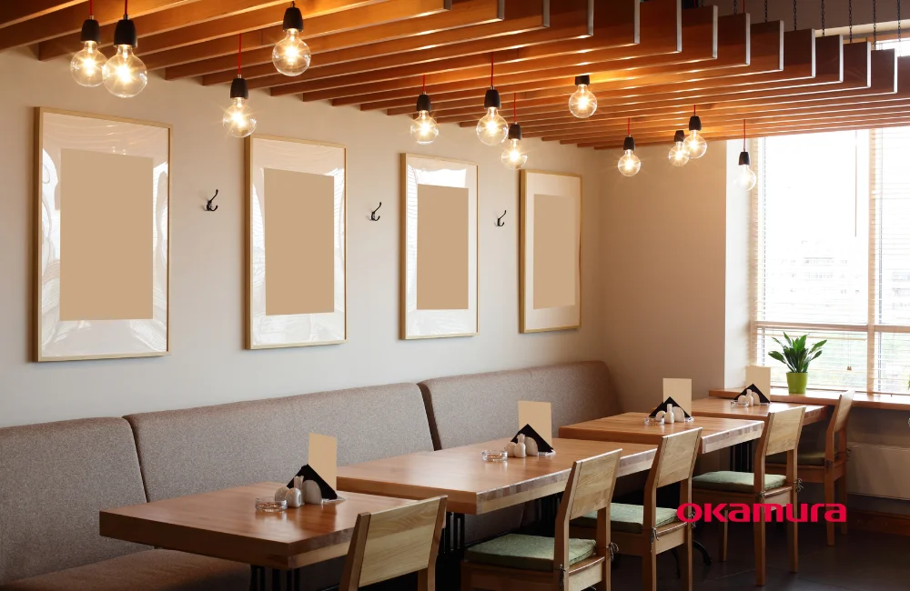 เลือกเฟอร์นิเจอร์และอุปกรณ์ที่เข้ากับร้าน