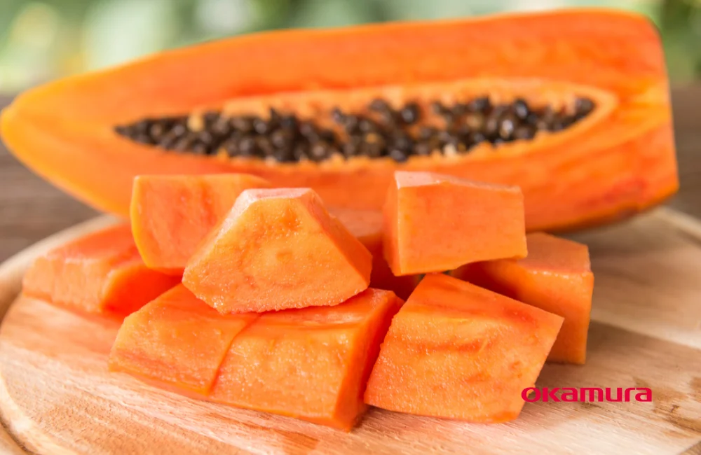 มะละกอสุก เอนไซม์ช่วยย่อยอาหาร